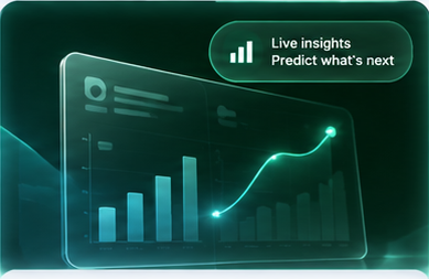 Finance — live charts trending upward